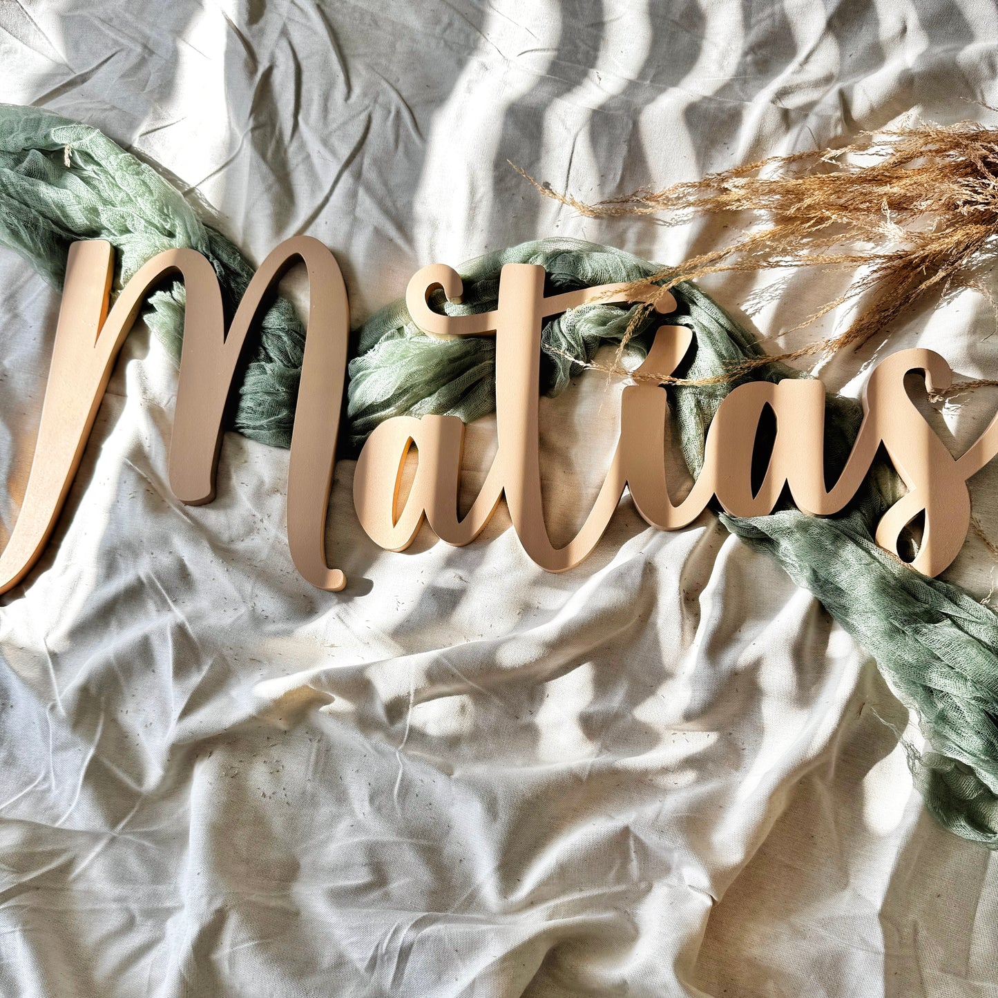 Wood Name Sign – Custom Wall Decor