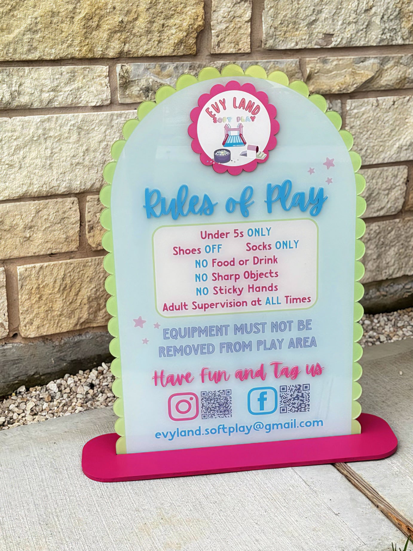 3D Freestanding Sign