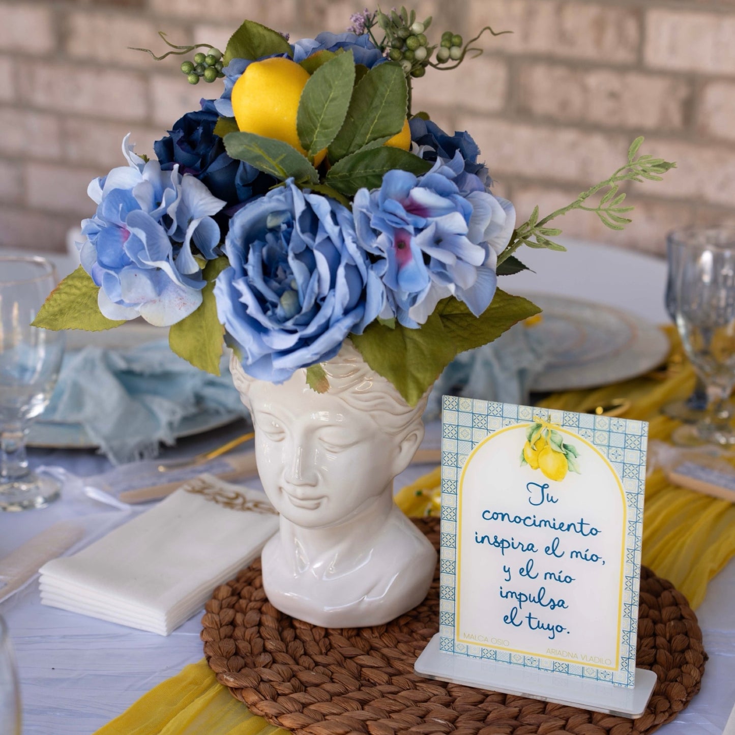 Small 3D acrylic table number sign
