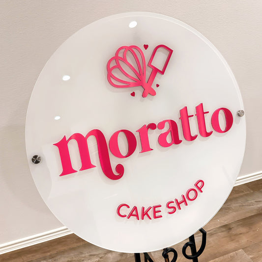 Custom 3D Acrylic Sign with UV Printing