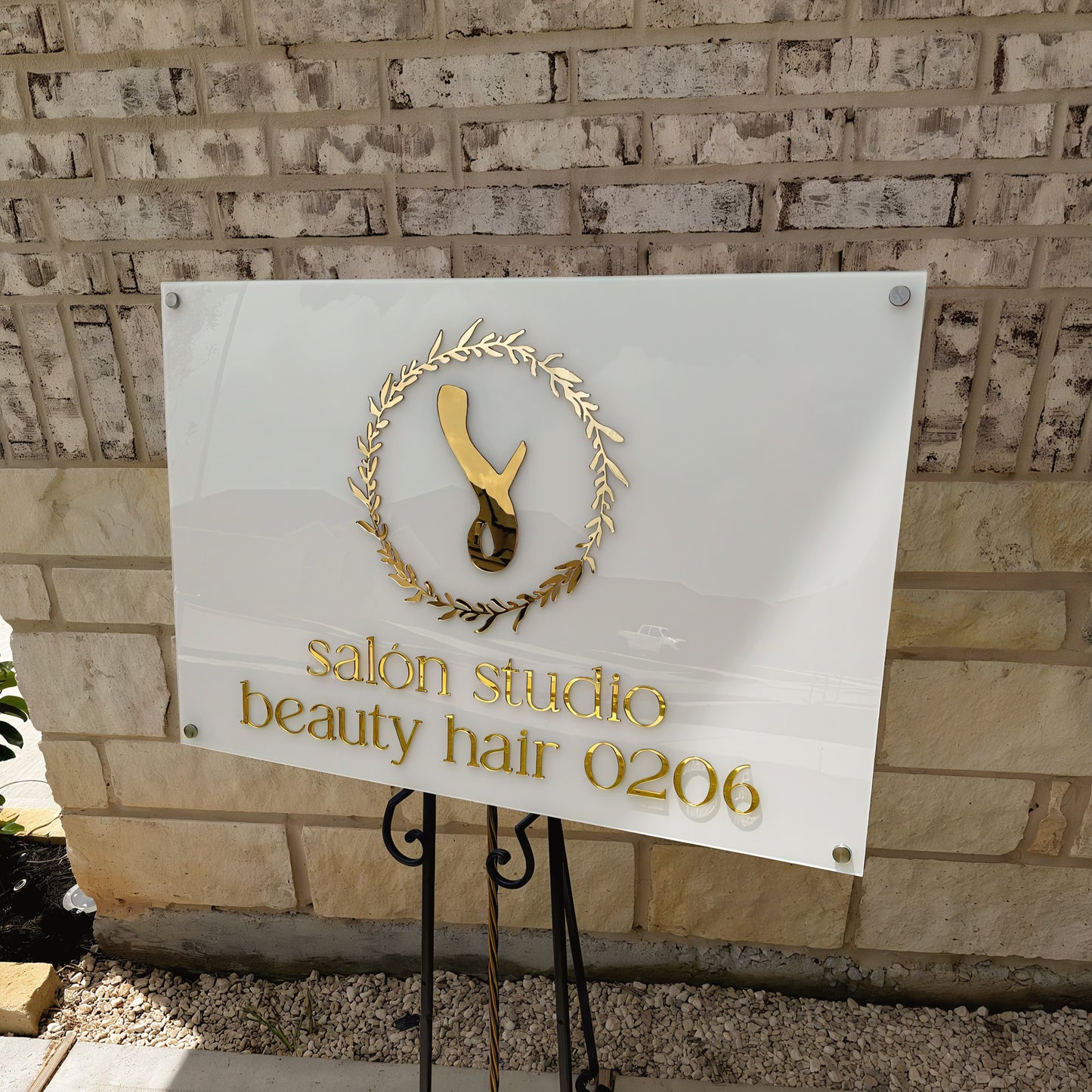 Rectangular 3D Acrylic Sign