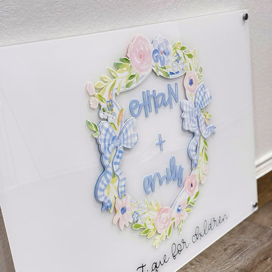 Rectangular 3D Acrylic Sign