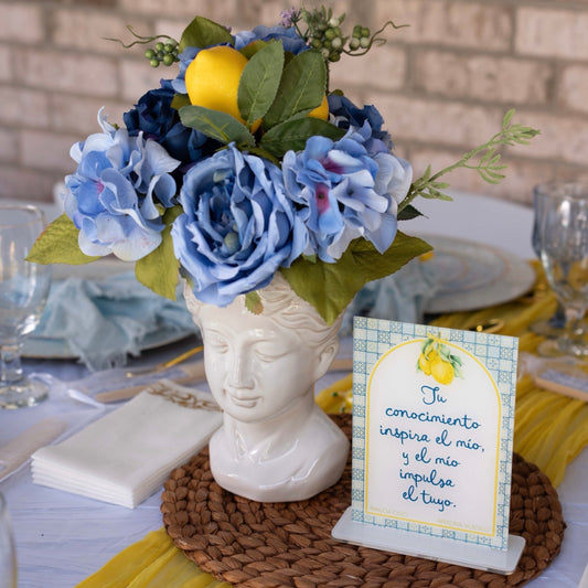 Small 3D acrylic table number sign