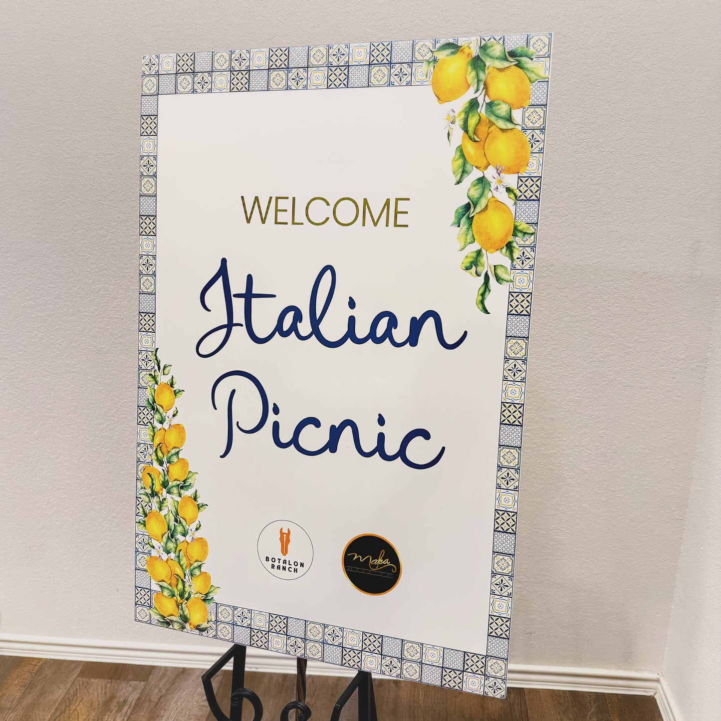 UV Printed Foam Boards Welcome Signs